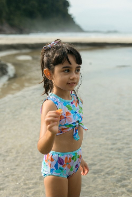 Biquíni Infantil Jade Jardim das Sereias